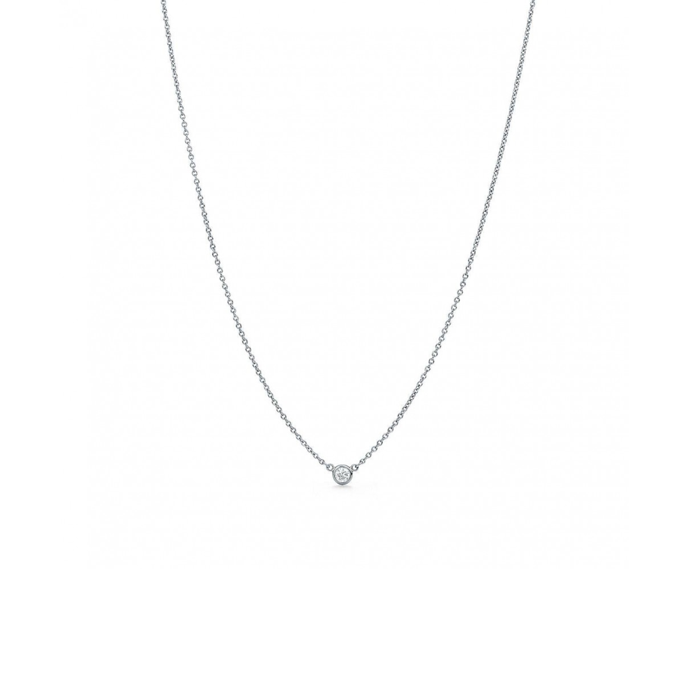 TIFFANY ELSA PERETTI® DIAMONDS BY THE YARD® SINGLE DIAMOND PENDANT IN PLATINUM 60017900